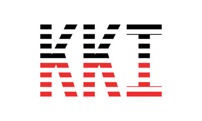 KKI three initial letter iconic line negative space minimal logo design vector template. monogram, abstract, wordmark, business, typography, minimalist, brand, company, flat, modern, unique, simple