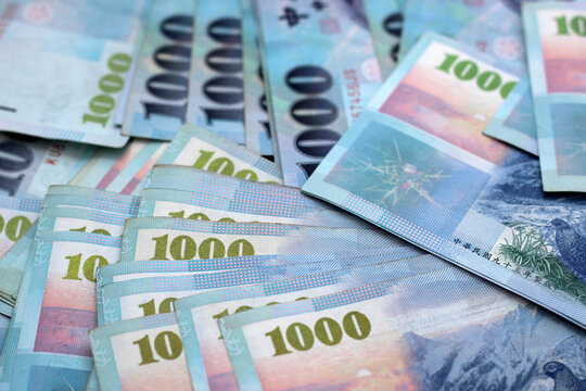 Taiwan dollar money. 1000 New Taiwan dollars