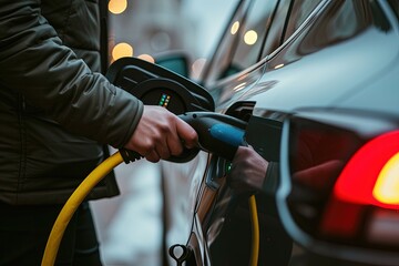 Electric Vehicle Charging Station: Eco-Friendly Powe,Clean Energy Solutions: EV Charger in Action