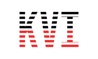 KVI three initial letter iconic line negative space minimal logo design vector template. monogram, abstract, wordmark, business, typography, minimalist, brand, company, flat, modern, unique, simple