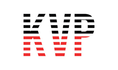 KVP three initial letter iconic line negative space minimal logo design vector template. monogram, abstract, wordmark, business, typography, minimalist, brand, company, flat, modern, unique, simple