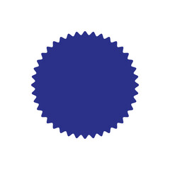  Blue starburst sticker vintage vector label. Starburst icon. Vector icon with white background.