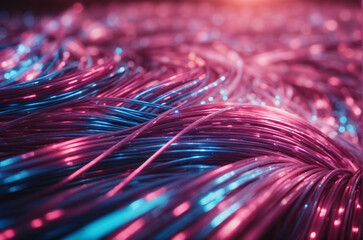 fiber optic cables background - obrazy, fototapety, plakaty