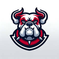 Bulldog mascot logo gaming esports