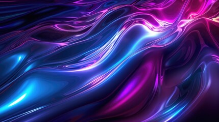 Beautiful vivid colors abstract technology futuristic background wallpaper ai generated
