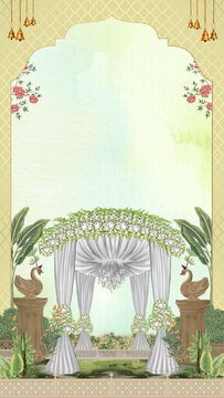 indian wedding traditional template invite