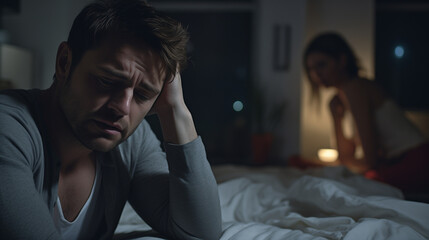 A common couple fight over lack of sex