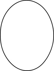 Irregular outline illustration. Irregular shape design element