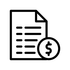 invoice line icon