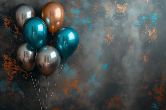 Balloon Background Birthday Balloons Concept