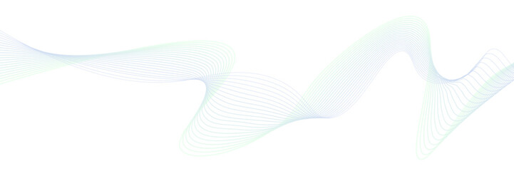 Vectors Modern abstract glowing wave on white background. Dynamic flowing wave lines design element. Design used for banner, template, science.