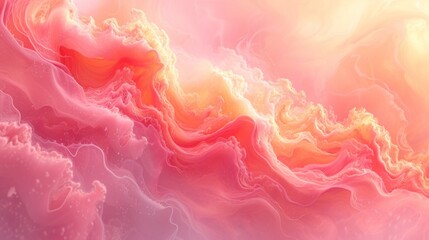 Close-Up of Swirling Pink and White Soap Suds in Bright Daylight - obrazy, fototapety, plakaty