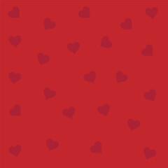 Seamless pattern with hearts, valentines day background