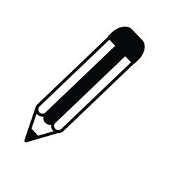pencil icon vector stock illustration 