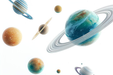 planet earth and moon