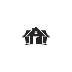 Home, house, real estate logo design