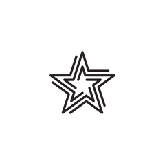 Obraz premium Star logo design