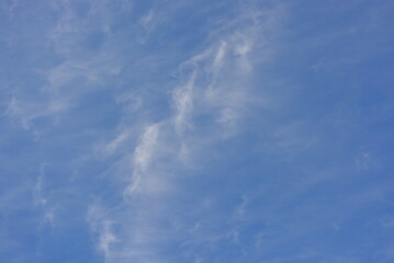 Bright and colorful photos of heavenly angelic white clouds and blue, blue sky with sunlight....