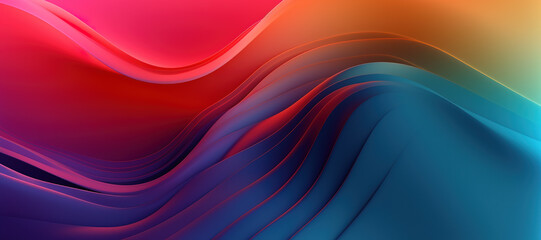 Fototapeta premium colorful wave pattern, gradation 96