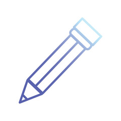 pencil icon vector stock illustration 
