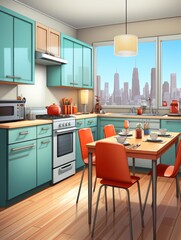 kitchen dinning room table chair UHD Wallpaper