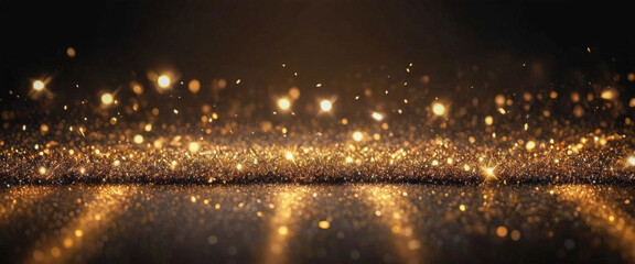 gold particles background