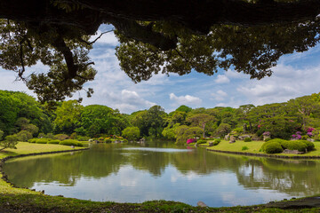 Rikugien Garden, Tokyo, Japan