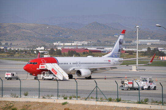 international Airport - Costa Del Sol AGP, is one of the largest airports in Spain. Malaga, Europe, Iberian Peninsula, passenger terminal, planes,
