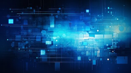 Vibrant blue digital art: abstract background for web pages, posters, and ppt presentations