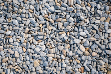 pebbles on the summer beach