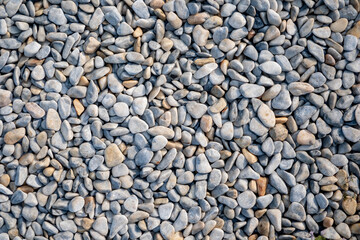 pebbles on the summer beach