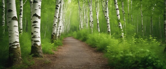 Birch forest, pathway, photography backdrop, wedding backdrop, maternity backdrop