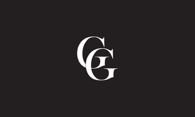 GG, G , G Abstract Letters Logo Monogram	