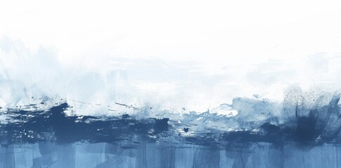 blue and white background, in the style of brushstroke fields