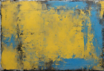 yellow and blue abstract 