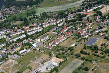 Obraz premium Eggesin, Wohngebiet im Osten der Stadt 2016
