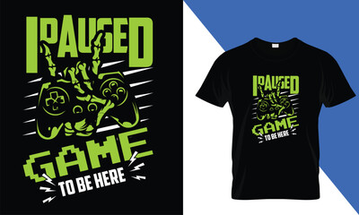 I paused game to be here 