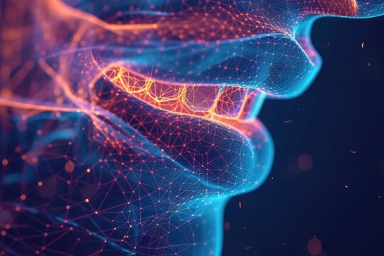 Mouth microbiome concept illustration