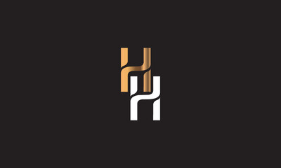 HH, H , HH  Abstract Letters Logo Monogram	
