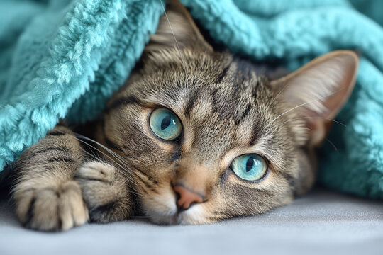 photo chat aux yeux bleus mignon f&eacute;lin animal de compagnie domestique fourrure moustache museau c&acirc;lin caresse regard beau