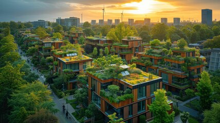 Sustainable Urban Utopia: A Green Revolution in the Cityscape
