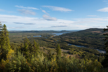 Stalonbergets utsiktsplats in Schweden	