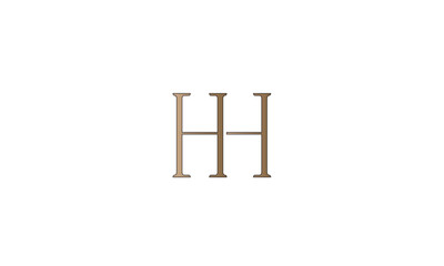 HH, H , HH  Abstract Letters Logo Monogram	