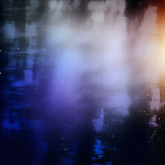 Dark blue black grey spray texture color gradient shine bright light and glow rough abstract retro