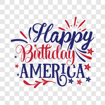 Happy Birthday America SVG, retro, sublimation, vector, typography, t-shirt vintage Design Retro Design, sublimation, vector, typography ,SVG Design