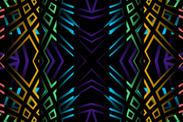 Beautiful colourful abstract line art gradient pattern design background for commercial wallpaper or presentation 