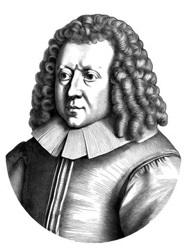 Robert Hooke illustration, generative AI	