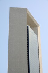 Detalle de rascacielos en Abu Dhabi, Emiratos Árabes Unidos