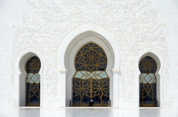 Mezquita Sheikh Zayed en Abu Dhabi, Emiratos Árabes Unidos