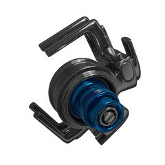 Metal abstract shape, 3d render © neurostructure